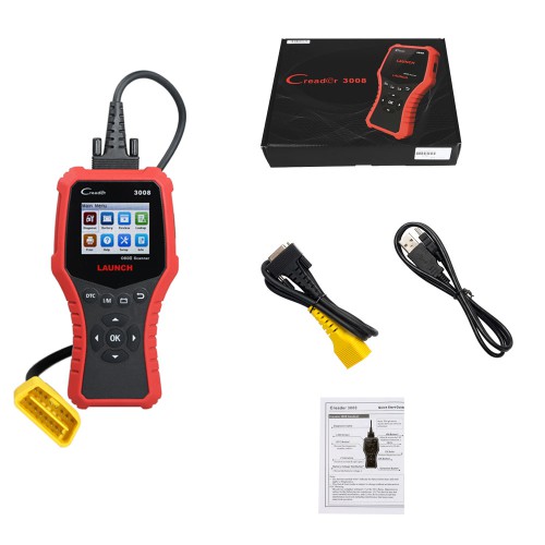 LAUNCH Creader 3008 Professionale OBD2 Esplorazione Avanzata OBDII EOBD del Lettore di Codice Diagnostico Aggiornamento Gratuito Online