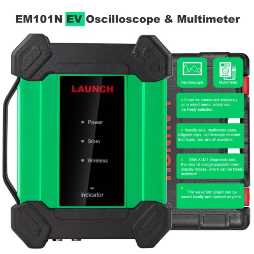 LAUNCH EM101N EV Oscilloscopio & Multimetro