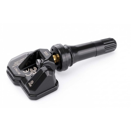 LAUNCH TSENSOR-05S: Sensore TPMS Universale Programmabile (315MHz + 433MHz) - Valvola in Gomma Nera