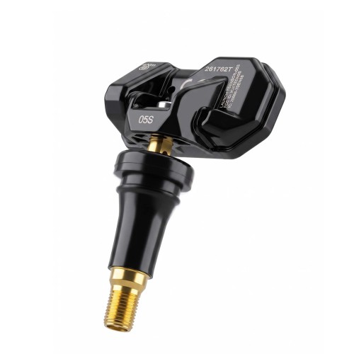 LAUNCH TSENSOR-05S: Sensore TPMS Universale Programmabile (315MHz + 433MHz) - Valvola in Gomma Nera