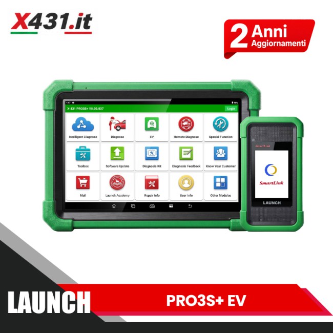 2026 LAUNCH X431 PRO3S+ EV Diagnostic Scanner for 95% EV Vehicles Supports Topology 40+ Service Functions CAN FD DoIP