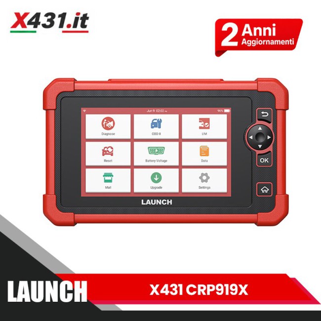 [EU Versione] LAUNCH X431 CRP919X OBD2 Scanner Diagnostic Tool Car CANFD DOIP ECU Coding OBDII Professional Scan Tool