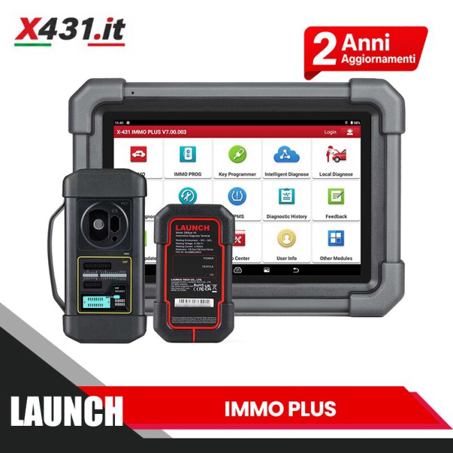 LAUNCH X431 IMMO PLUS Key Programmer 3-in-1 IMMO Clone Diagnostics Funzioni