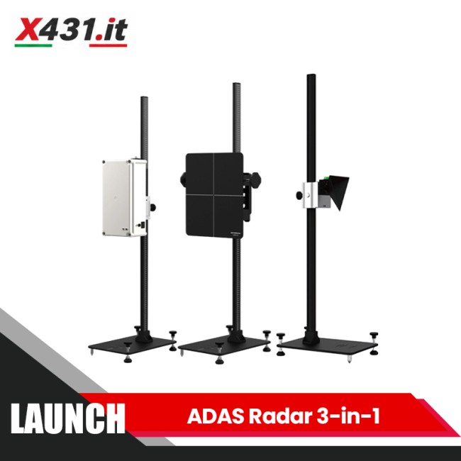 LAUNCH X-431 ADAS Radar 3-in-1 - Pacchetto Calibrazione Online (Hardware + Software) per Diagnosi ADAS Overseas