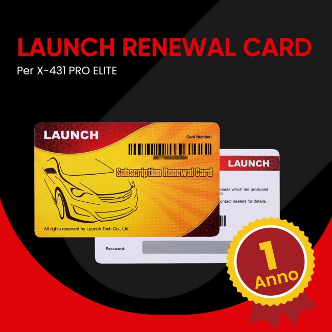 Servizio di Aggiornamento Software Online di un Anno per LAUNCH X-431 PRO ELITE