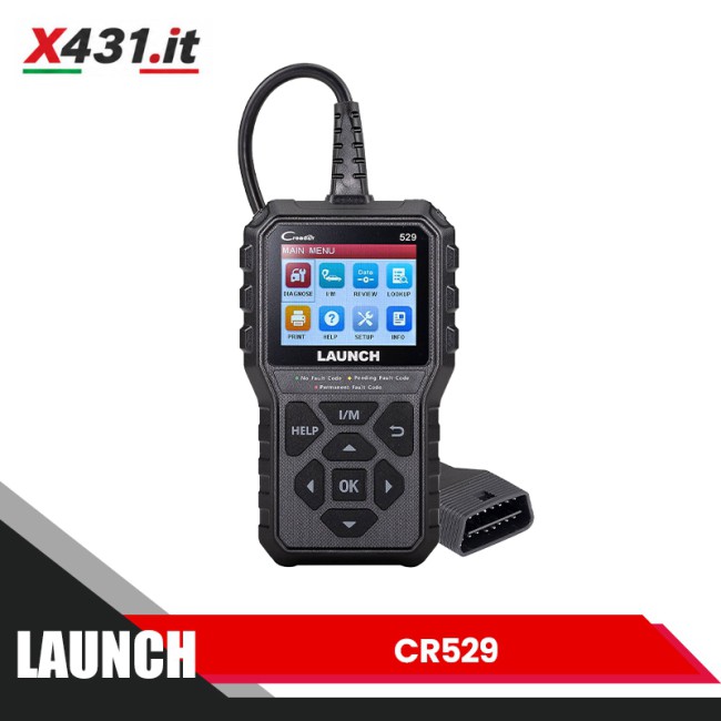 [Auto 5% €34] LAUNCH CR529 OBD2 Scanner Diagnostic Tool Code Reader Clear Codes I/M Readiness Freeze Frame  Read VIN Code Automatically