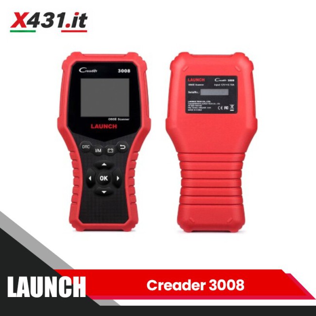 LAUNCH Creader 3008 Professionale OBD2 Esplorazione Avanzata OBDII EOBD del Lettore di Codice Diagnostico Aggiornamento Gratuito Online