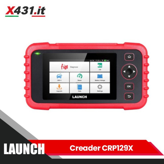 [Auto 5% €227]LAUNCH Creader CRP129X Diagnostica Auto con Aggiornamenti Gratis a Vita – Motore/ABS/SRS + Reset Servizi e AutoVIN