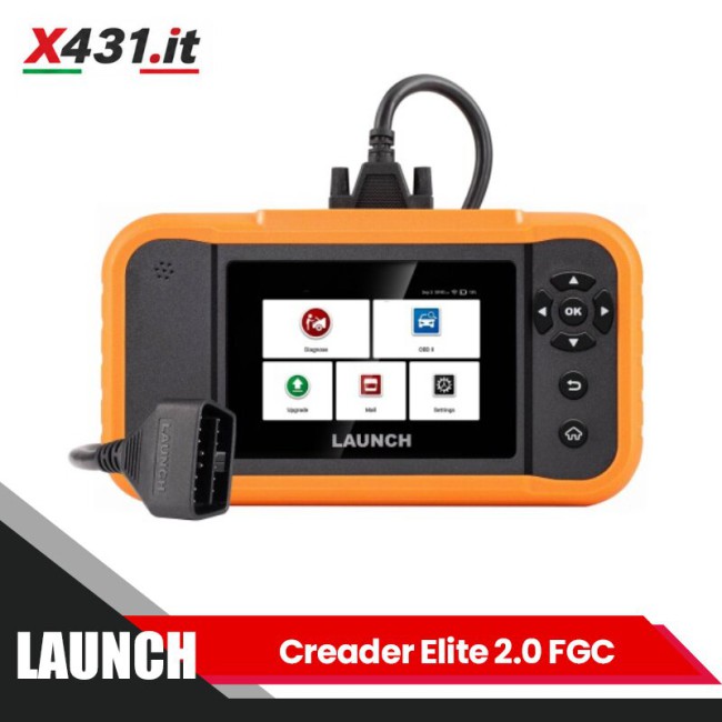 LAUNCH Creader Elite 2.0 FGC Scanner Diagnostica Bidirezionale del Sistema Completo per Ford/ GM/ Buick/ Cadillac/ Chevrolet/ Chrysler/ Dodge/ Jeep