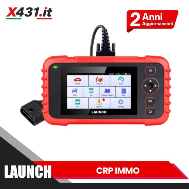 LAUNCH CRP IMMO OBD2 Scanner Anti-theft Key Programmer All System Car Diagnostic Tool OIL ETS SAS Service Aggiornamento Gratuito a Vita