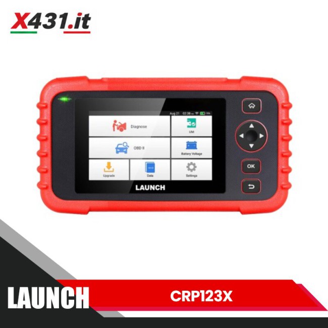 [Auto 5% €170]LANCH CRP123X OBD2 Scanner Professionale Automotive Lettore di Codice Aggiornamento Gratuito A Vita