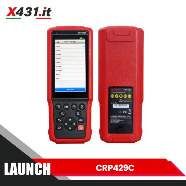 Launch X431 CRP429C Strumento Diagnostico Automatico per Motore / ABS / SRS / AT +11 Servizio CRP 429C Scanner Codice OBD2 Aggiornamento Gratis