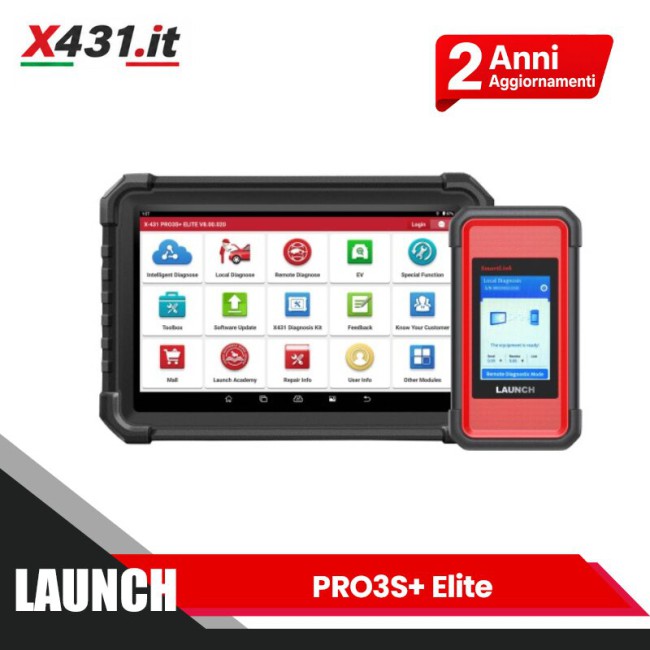 Seconda Mano 95% Nuovo Launch X431 PRO3S+ Elite SmartLink Strumento di Scansione Bidirezionale con J2534, Mappa Topologica, oltre 60 servizi