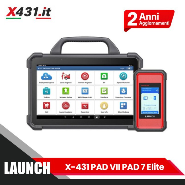 Launch X-431 PAD VII PAD 7 Elite Strumento Diagnostico per Autoveicoli di Calibrazione ADAS Supporta la Codifica e la Programmazione online