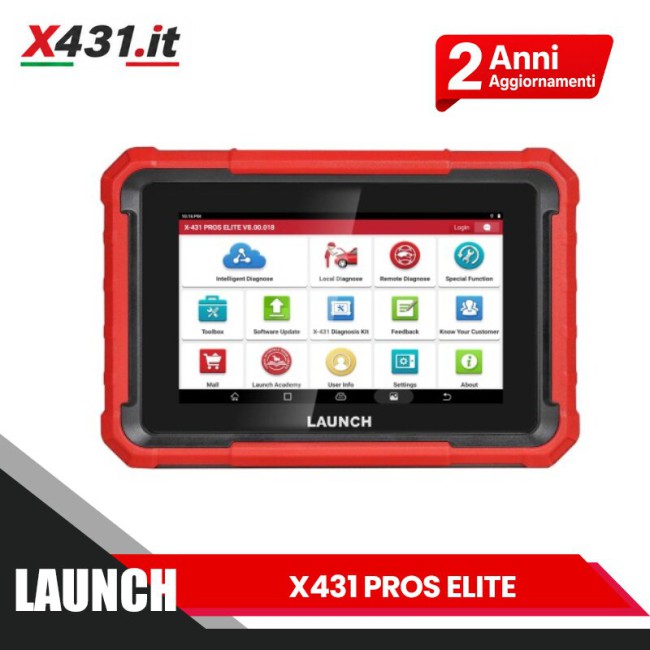 [Auto 5% €474] Launch X431 PROS ELITE Bidirectional Scan Tool with CANFD ECU Coding Full System 32+ Special Function VAG Guide