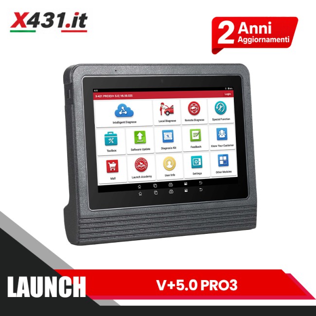 (Auto 5% €749) Launch X-431 PRO3 V+ 5.0 (Versione Globale) - Diagnosi Professionale con DBScar VII, Mappa Topologica CAN FD & DoIP Codifica ECU Online