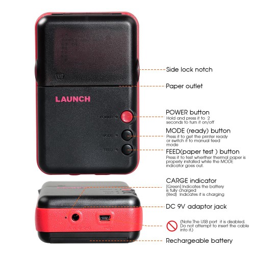 Mini Printer for X431 V/V+
