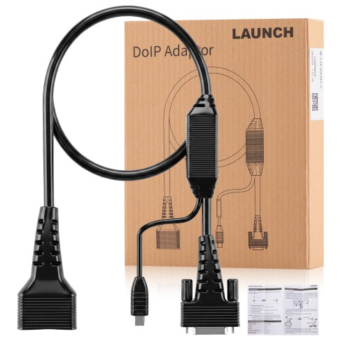 Launch DoIP Cable 16Pin for DBScar 7 DBScar VII CRP919X BT/ CRP919E BT/ X431 Pro3 APEX/ ProS V5.0 Pro3 ACE Thinkdiag2 Diagnostic Scanner