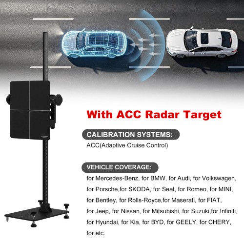 LAUNCH X-431 ADAS Radar 3-in-1 - Pacchetto Calibrazione Online (Hardware + Software) per Diagnosi ADAS Overseas