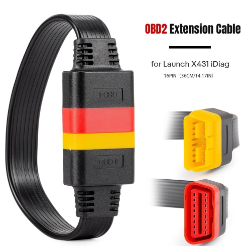 Cavo di Prolunga OBD2 OEM Per Launch X431 iDiag EasyDiag X431 V, X431 V+, Pro5, 36CM / 23.6 Pollici