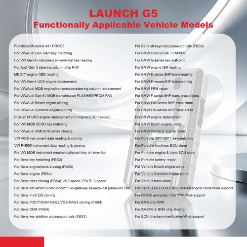 2026 LAUNCH X-431 PROG5 IMMO Programmer 3-in-1 IMMO Device for European Vehicles, Supports Key Matching, Key Programming, ECU/TCU Cloning & Writing