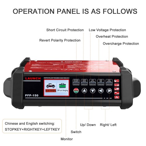 LAUNCH PFP-150 Programming Flash Power - Alimentatore di Supporto per Programmazione ECU 150A