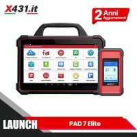 Launch X-431 PAD VII PAD 7 Elite Strumento Diagnostico per Autoveicoli di Calibrazione ADAS Supporta la Codifica e la Programmazione online