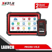 [EU Versione] LAUNCH X431 PRO3S+ V5.0 Bi-Directional Scan Tool, 37+ Reset Service, OE-Level Full System Bluetooth Diagnostic Scanner, ECU Coding