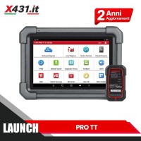 2026 LAUNCH X431 PRO TT Bidirectional Scan Tool con DBSCar VII Connector 37+ Reset ECU Online Coding CANFD Key IMMO EU Versione
