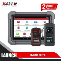 LAUNCH X431 IMMO ELITE Key Programmer Car Immobilizer Programming Tools OBD OBD2 All System Diagnostic Scanner 39 Reset Services X-PROG 3