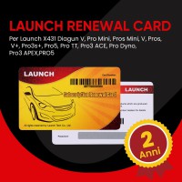 2 Anni Aggiornamento Servizio Per Launch X431 Diagun V, Pro Mini, Pros Mini, V, Pros, V+, Pro3s+, Pro5, Pro TT, Pro3 ACE, Pro Dyno, Pro3 APEX,PRO5