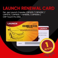 Un anno di Servizio di Aggiornamento per Launch Creader CRP429 / CRP429C / CRP479 / CRP909 / CRP909E / CRP909X / CRP Touch Pro Elite