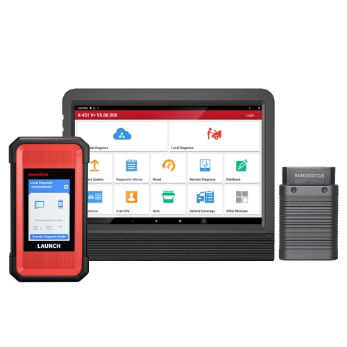 Launch X431 V+5.0 PRO3 10.1inch Tablet with X-431 SmartLink C 2.0 Heavy-duty Truck Module Supporta Sia Auto Sia Camion