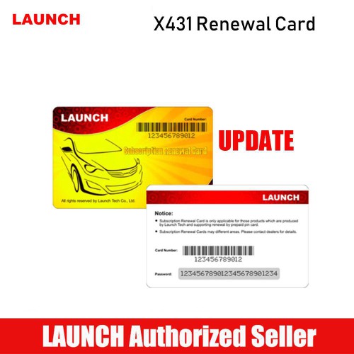 2 Anni di Servizio di Aggiornamento per i Veicoli Passeggeri Launch X431 PAD III/PAD 5
