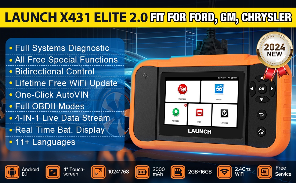 LAUNCH Creader Elite 2.0 per FGC
