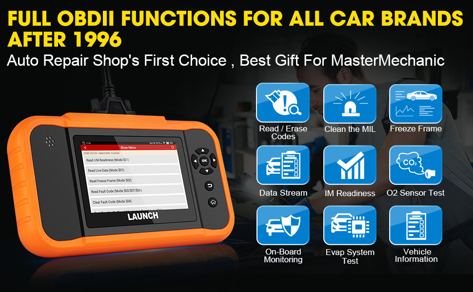 LAUNCH Creader Elite 2.0 per FGC Scan Tool  4
