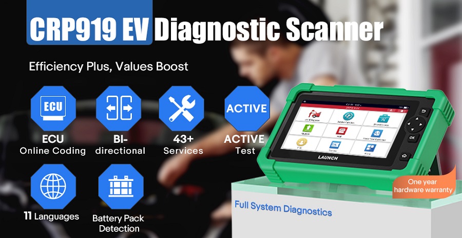 LAUNCH CRP919 EV Diagnostic Scanner