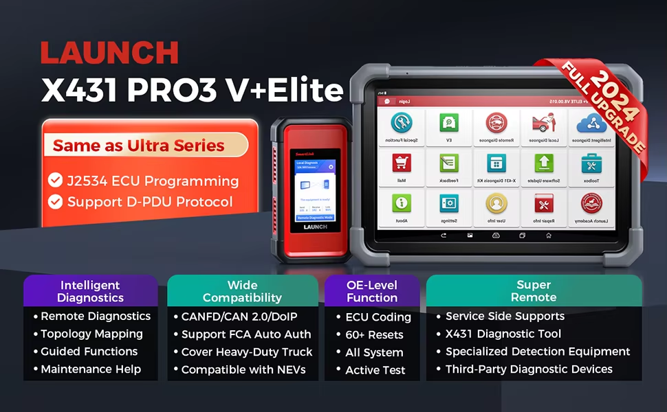 LAUNCH X-431 PRO3 V+ ELITE