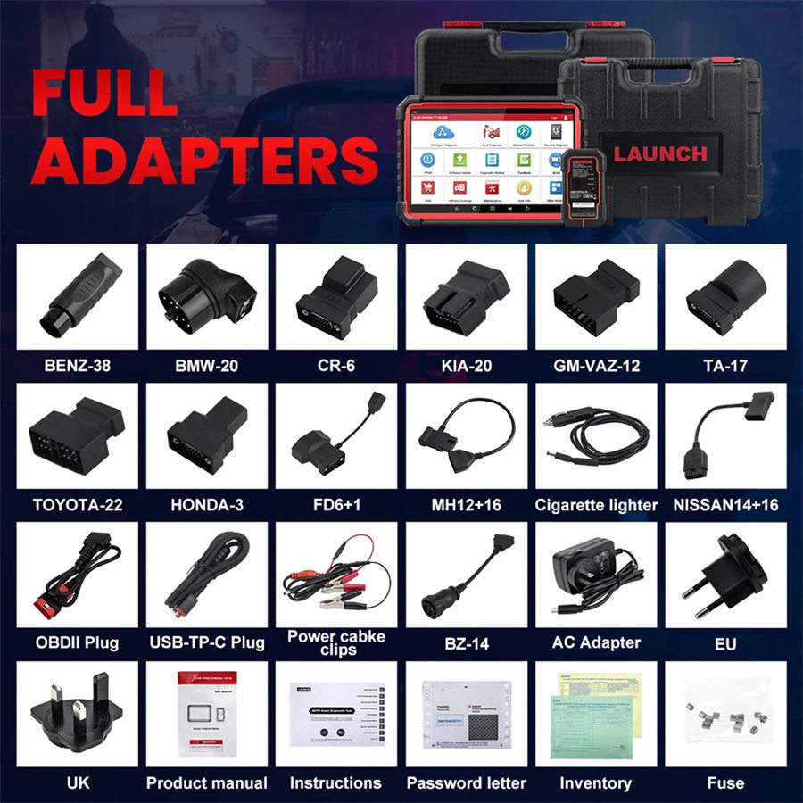 LAUNCH X431 PRO3S+ V5.0 Package List- X431.it