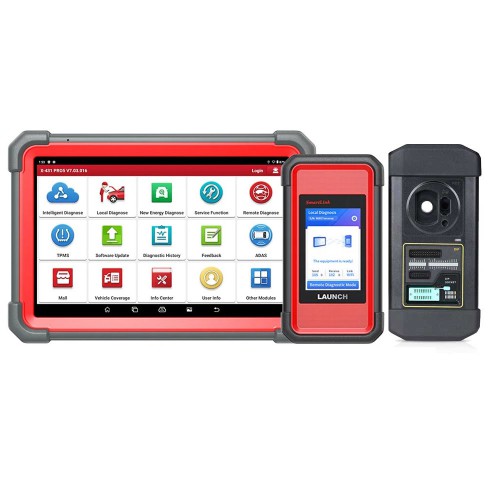 Launch X431 PRO5 Professional Bi-Directional Diagnostic Tool + X-PROG 3 GIII Key Programmer Combo, Online Coding, ECU Programming, All System Scan