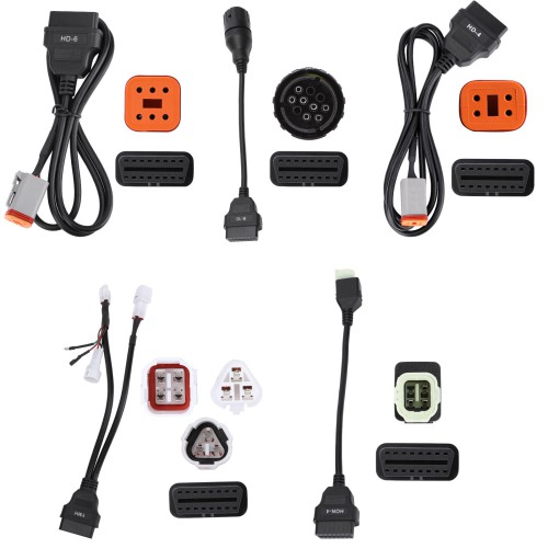 LAUNCH Motorcycle Diagnostic Connector Kit 2.0 Senza Software Activation Card per CRP919E BT, Pro Elite, X431 V, V+ Pro3s+ V5, Pro5, PAD V, PAD VII