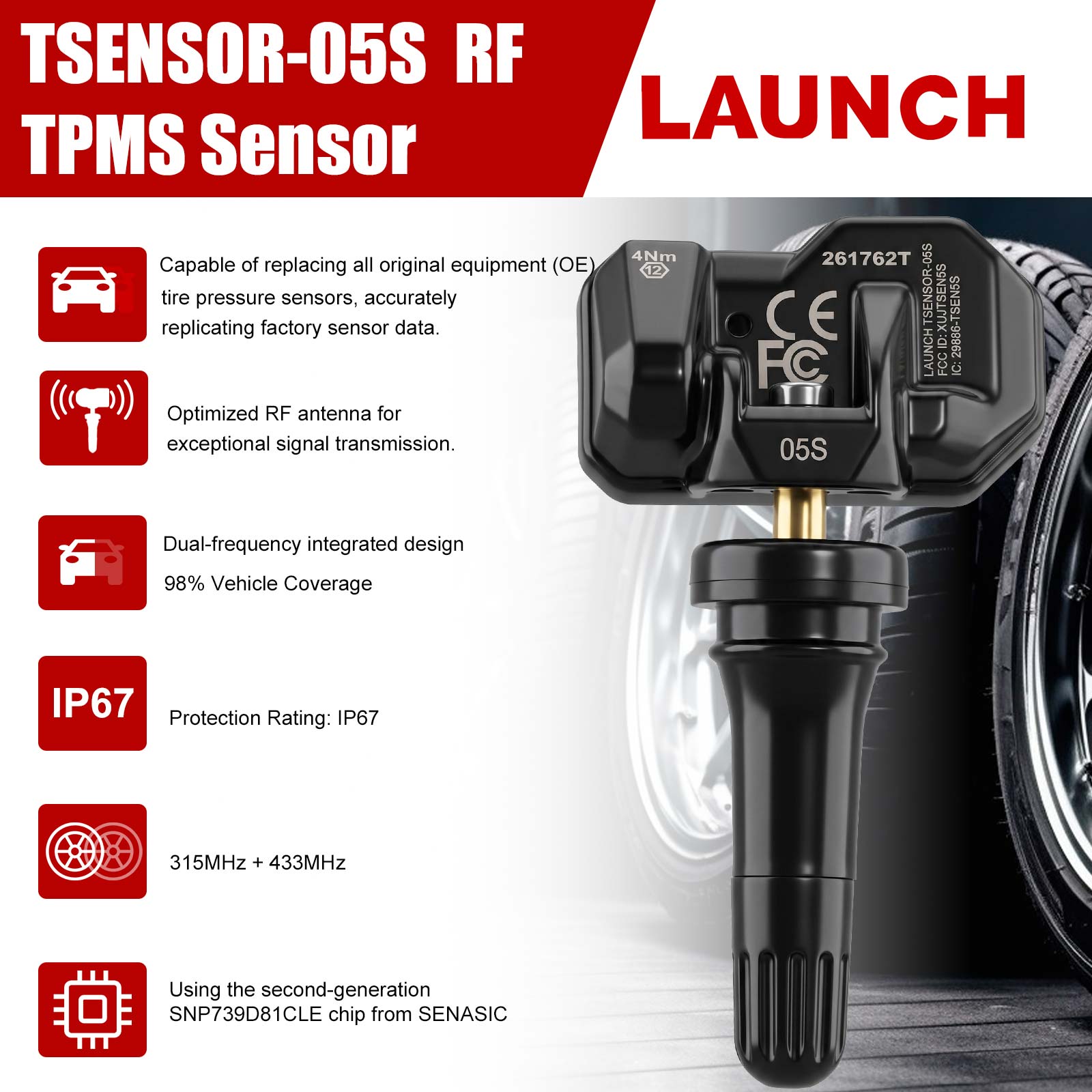 LAUNCH TSENSOR-05S-x431.it
