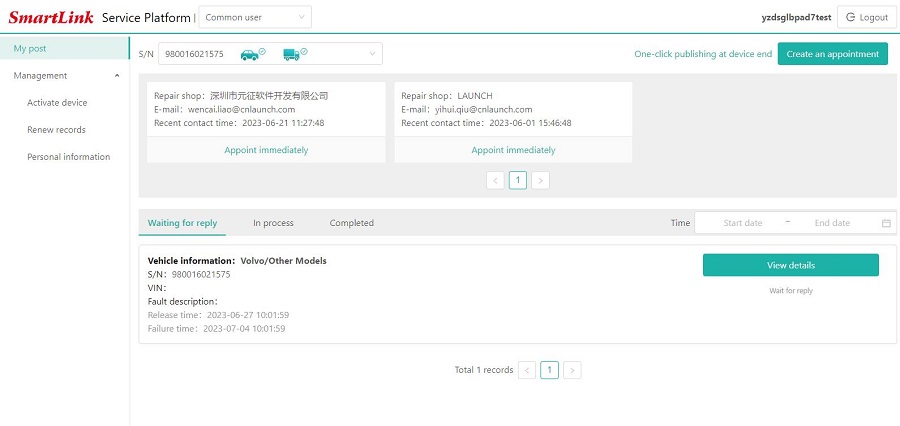 Steps for SmartLink C Activation-x431.it
