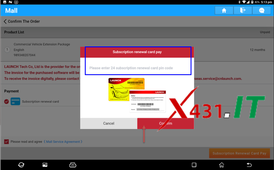 LAUNCH E-PIN CARD [Trailer Add-On]-x431.it